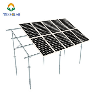 Galvanized Steel Solar Ground Structure System